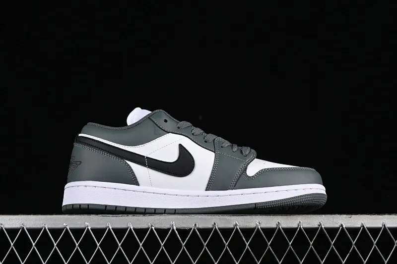 All categories Air Jordan Jordan series basketball shoes Air Jordan 1 Low Air Jordan 1 Low AJ1 Joe 1 black and gray low-top cultural basketball shoes 553560-152